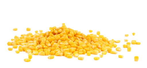 Handful canned corns.