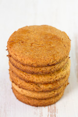 cookies on white table