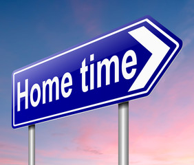 Obraz premium Home time concept.