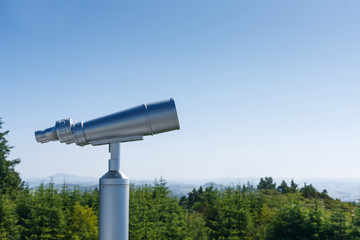 Sightseeing binoculars outdoors