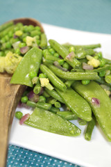 mélange de légumes verts