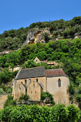 perigord, the picturesque village of la roque Gageac