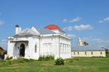 Fototapeta na wymiar Świątynia Nikola Gostini w Kołomna, regionie Moskwy
