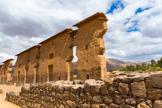 Raqchi, Inca archaeological site in Cusco, Peru,South America