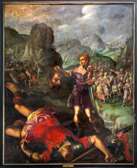 Mechelen - David and Goliath scene