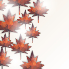 Fototapeta na wymiar Maple leaf background