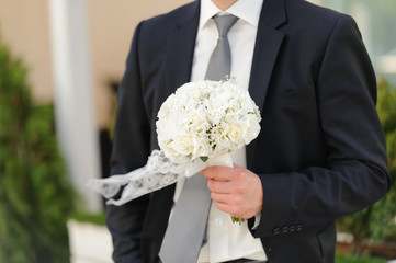 White Rose Bouquet