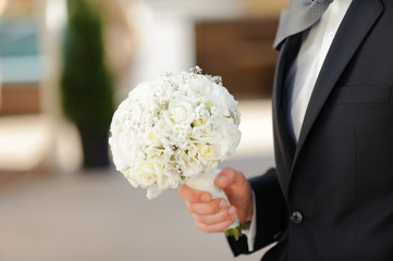 White Bridal Bouquet