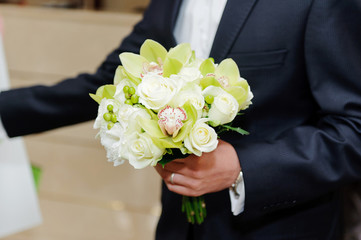 White Roses and Orchids