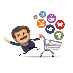 Supermarket. Vector format