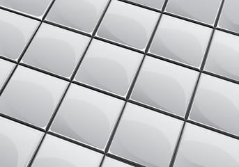 Grey tile background