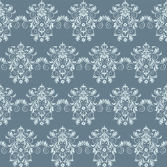 vector seamless decorative pattern for wallpaper, background
