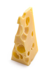 Cheese isolated on white