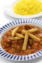 khoresh gheimeh, persian lamb & yellow split pea stew