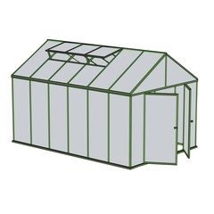 cartoon image of greenhouse building