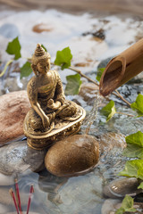 green environment for meditation