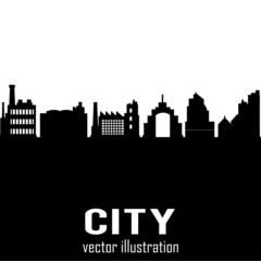 Obraz premium Buildings silhouettes
