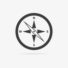 Vector compass icon