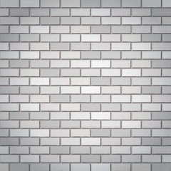 whtie brick wall
