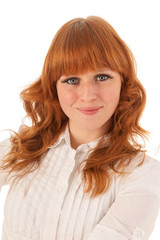 Portrait woman with a smile