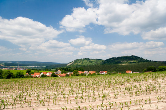 Landschaft bei der Leuchtenburg