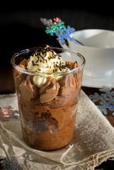 Chocolate Cupcake in a glass
