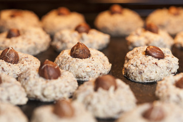 preparing cookies for christmas