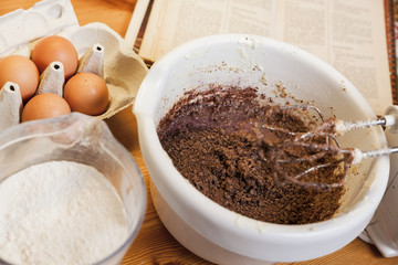 preparing cookies for christmas