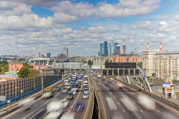 Moscow highway third ring