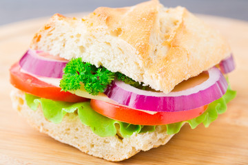 Vegetable sandwich