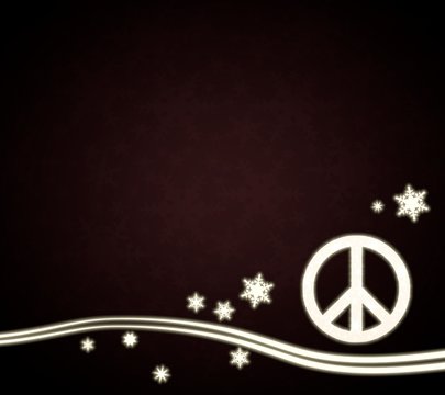 a peace template red christmas background