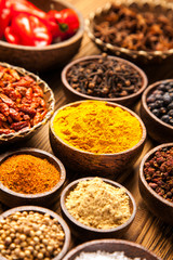 A selection of spices