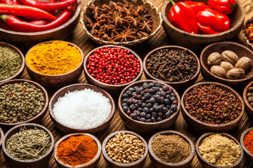 A selection of spices