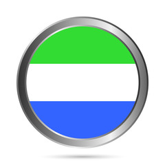 Sierra Leone flag button.