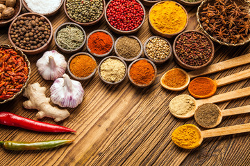 A selection of spices