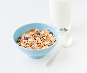 Bowl of healthy muesli