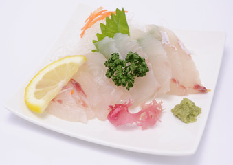 鯛の刺身
