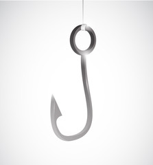 fishing hook illustration design