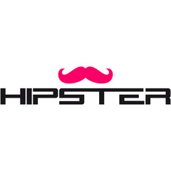 Hipster Moustache Logo