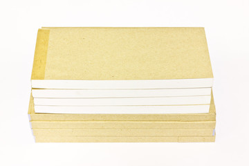 books on white paper