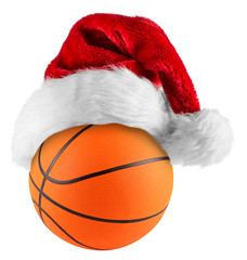 basketball santa hat