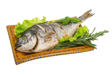 Grilled dorada