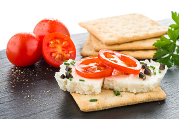 Crispbread with fromage