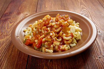 homemade elbow macaroni pasta