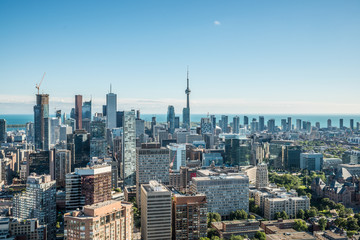 Scenic view of downtown Toronto