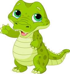 Fototapeta premium Baby alligator