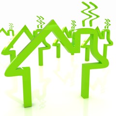 Save energy houses concept