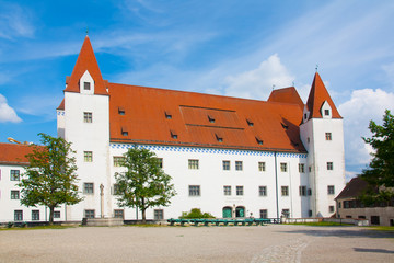 Fototapeta na wymiar Ingolstadt Castle. Army Museum