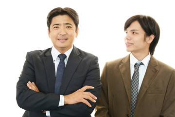 笑顔のビジネスマン