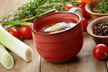 Tomato Gazpacho soup